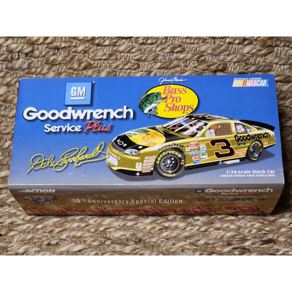 NEW! 1998 Action #3 Dale Earnhardt-Bass Pro Shops 1:24 Scale Nascar Limited